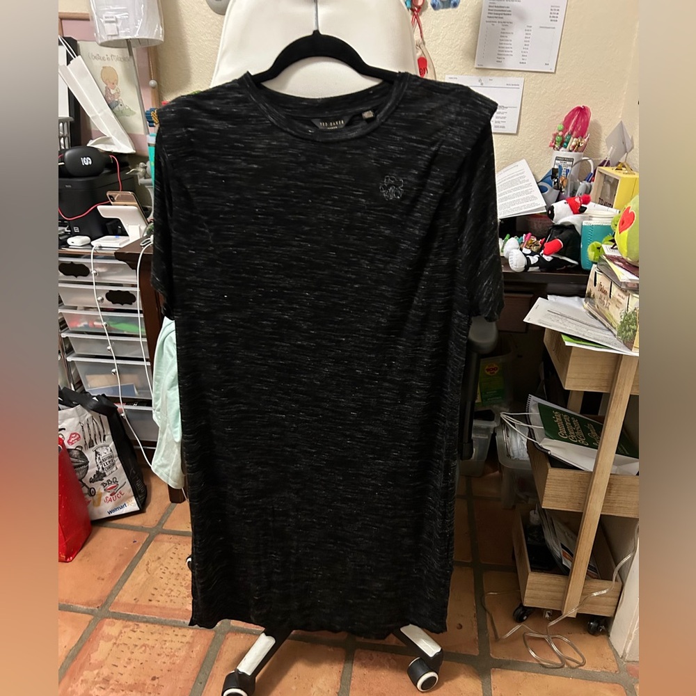 Ted Baker Black Asymmetrical Dress